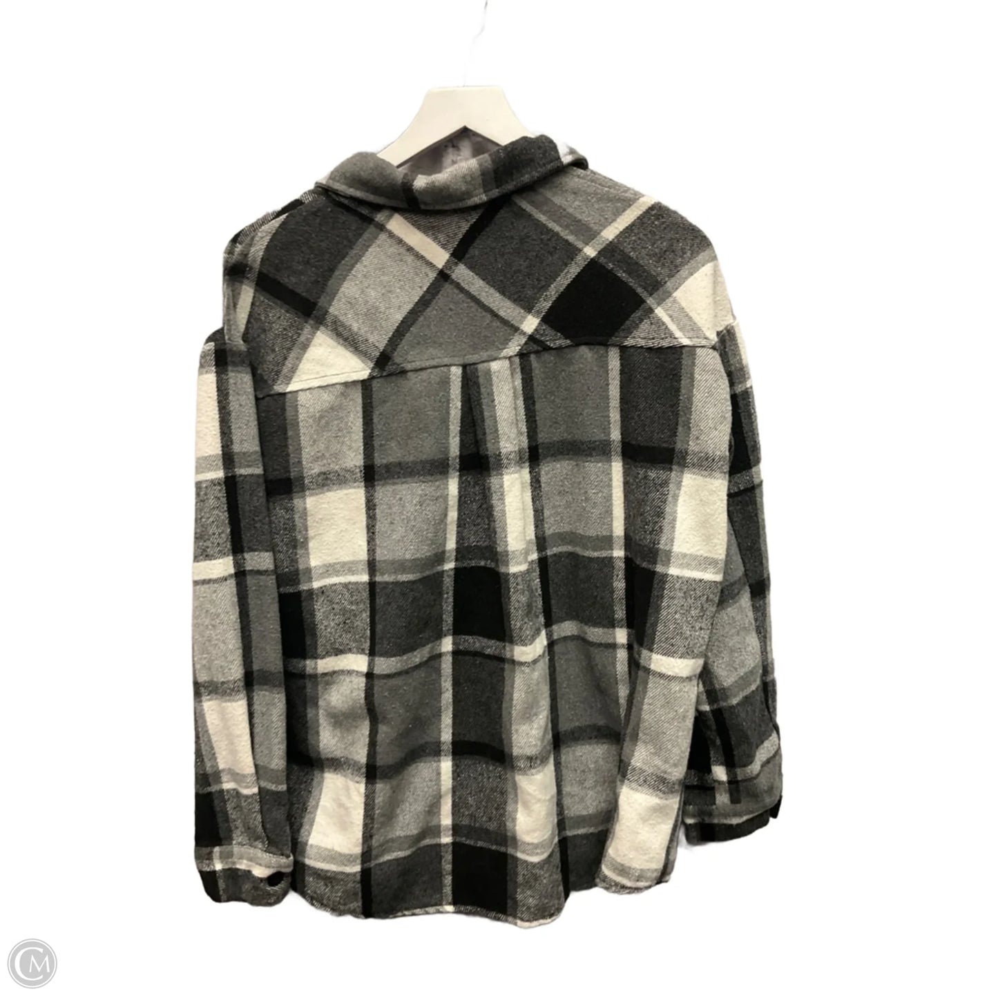 Jacket Shirt By Cmf In Black & White, Size: S