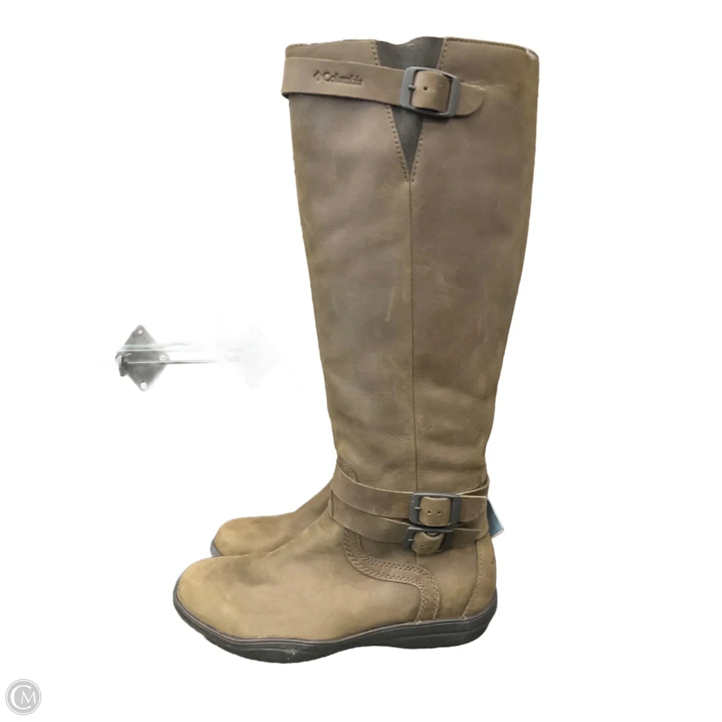 Boots Mid-calf Flats By Columbia In Green, Size: 6.5