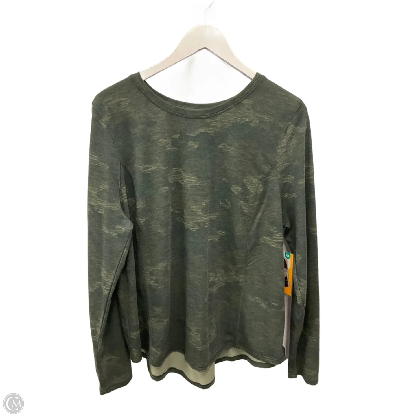 Athletic Top Long Sleeve Crewneck By Avia In Green, Size: Xl