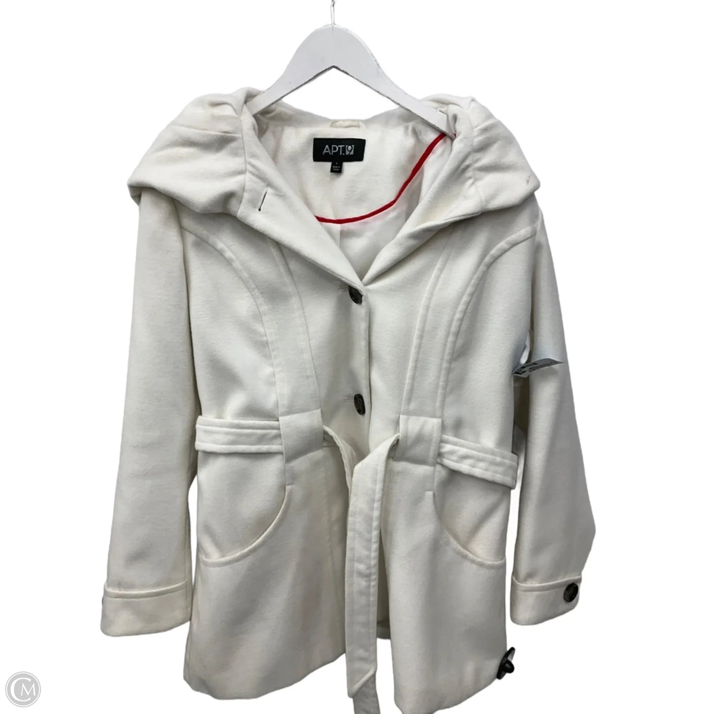 Coat Other By Apt 9 In White, Size: L