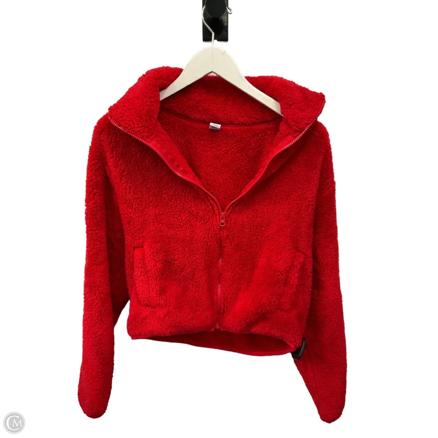Jacket Fleece By Old Navy In Red, Size: Xs