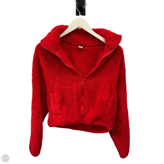 Jacket Fleece By Old Navy In Red, Size: Xs
