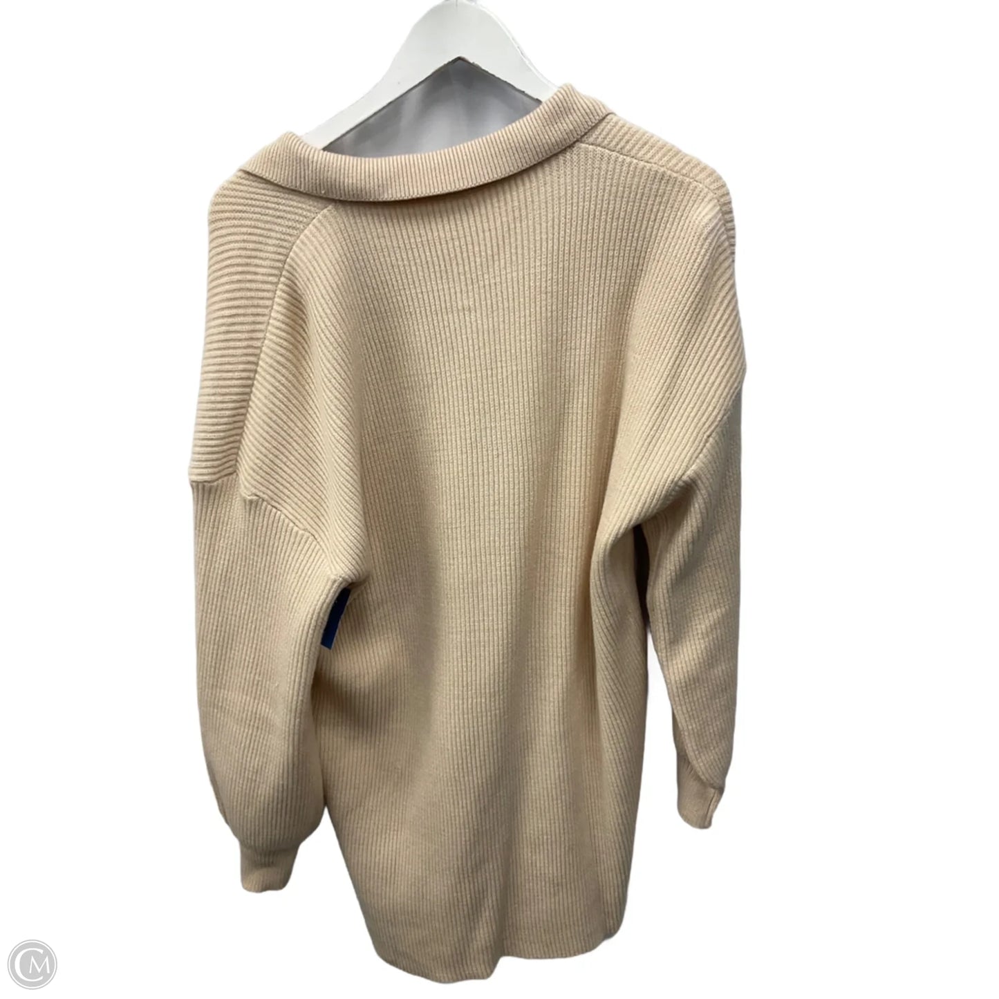 Dress Sweater By Clothes Mentor In Beige, Size: S