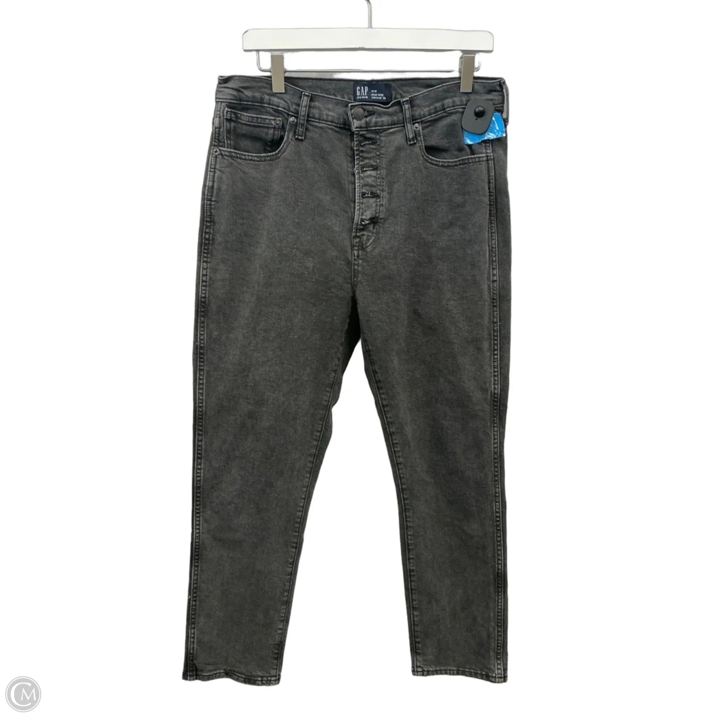 Jeans Straight By Gap In Black, Size: 12