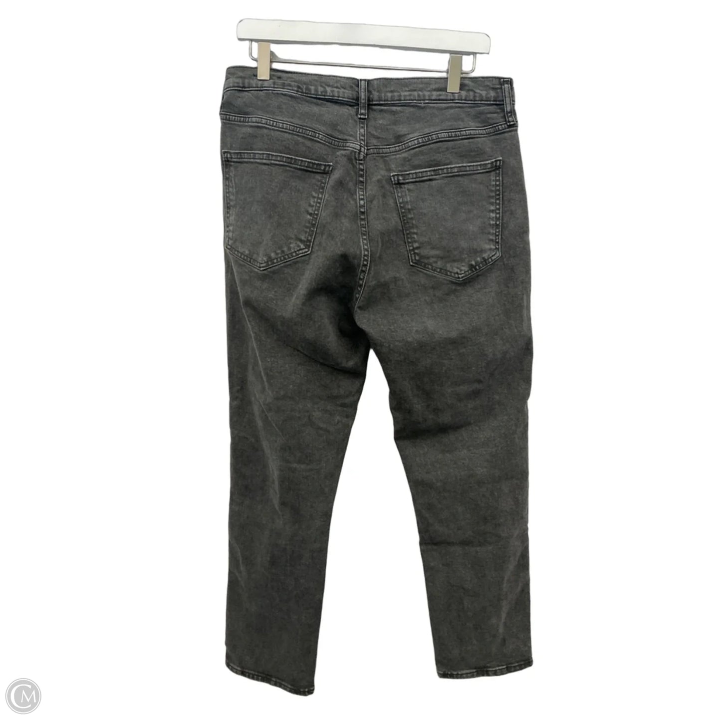 Jeans Straight By Gap In Black, Size: 12