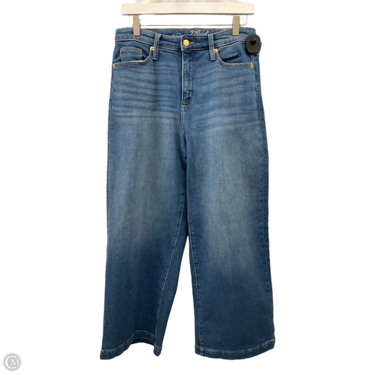 Jeans Wide Leg By Universal Thread In Blue Denim, Size: 8