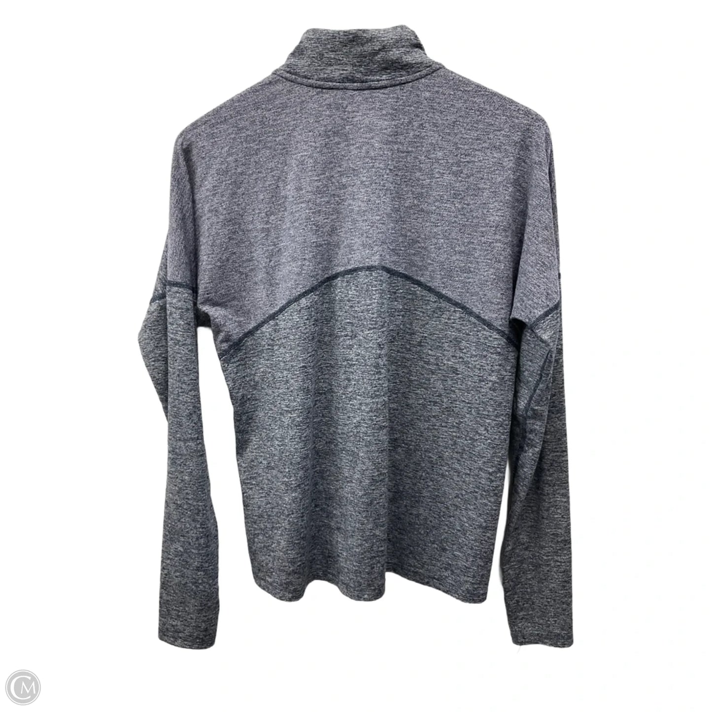 Athletic Top Long Sleeve Collar By Nike Apparel In Blue, Size: M