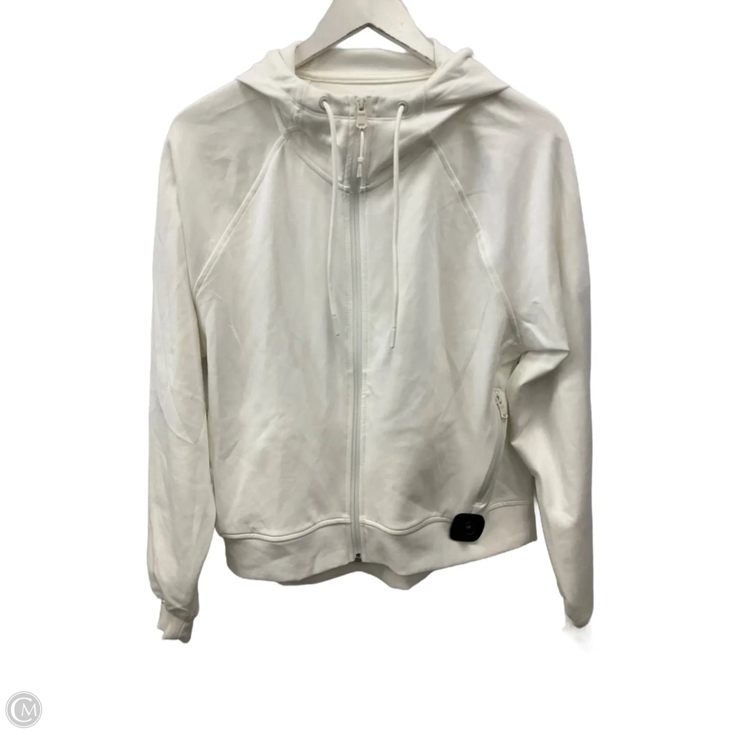 Athletic Jacket By Old Navy In White, Size: M