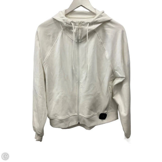 Athletic Jacket By Old Navy In White, Size: M