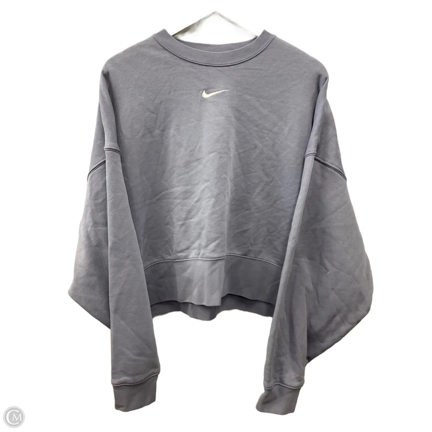 Sweatshirt Crewneck By Nike Apparel In Purple, Size: M