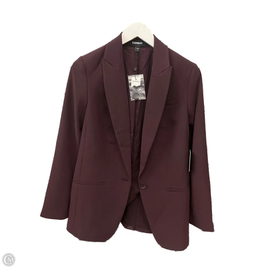 Blazer By Express In Purple, Size: Xs