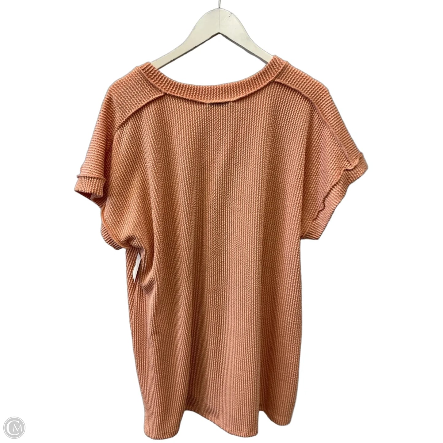 Top Long Sleeve By Heimish Usa In Pink, Size: 1x