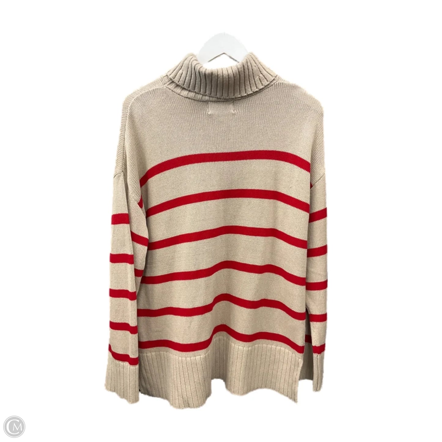 Sweater By Old Navy In Brown & Red, Size: L