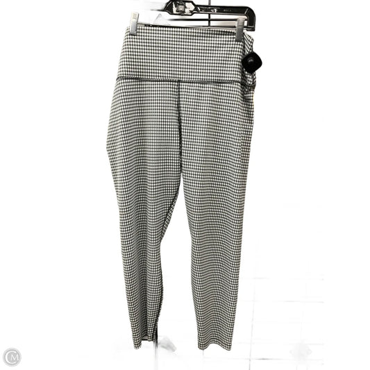 Athletic Leggings By Nike In Black & White, Size: Xl