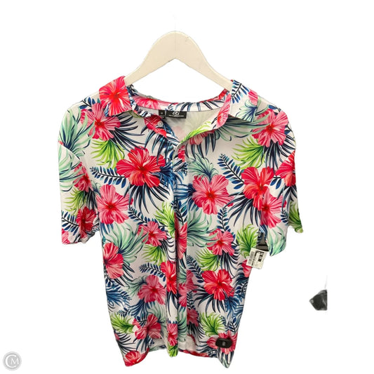 Athletic Top Short Sleeve By Clothes Mentor In Multi-colored, Size: M