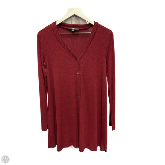 Tunic Long Sleeve By Lulus In Red, Size: Xs