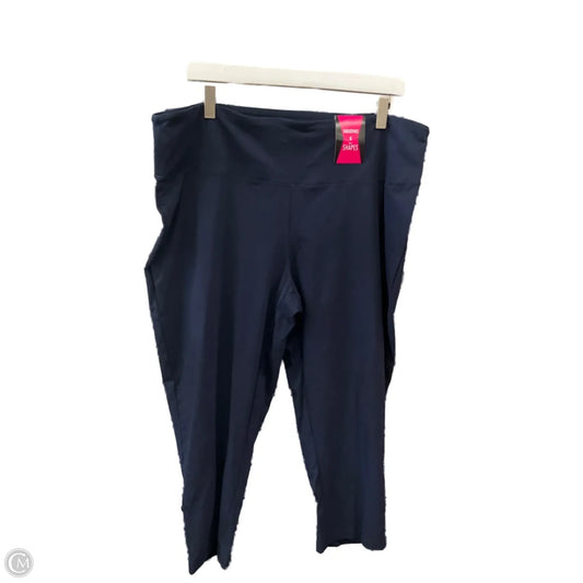 Athletic Leggings By Clothes Mentor In Blue, Size: 1x