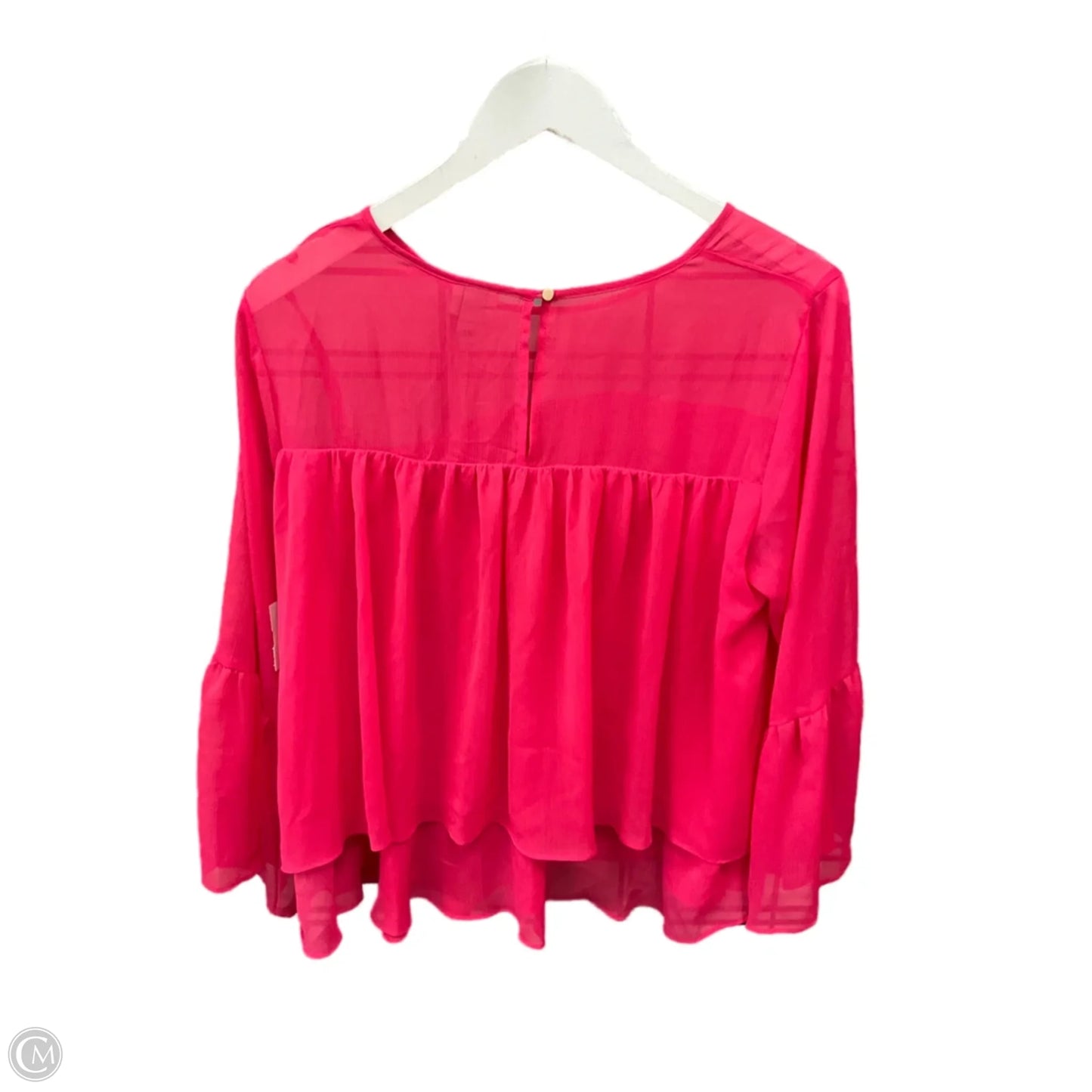 Top Long Sleeve By A New Day In Pink, Size: M
