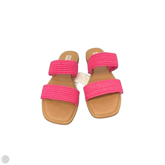 Sandals Flats By Steve Madden In Pink, Size: 8