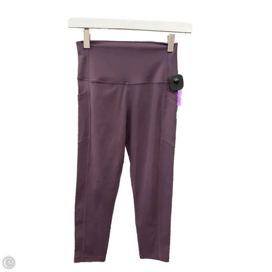 Athletic Capris By Zyia In Purple, Size: S