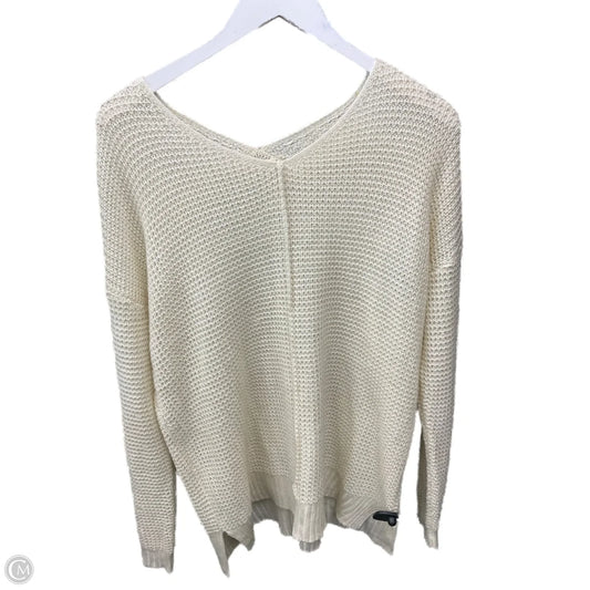 Sweater By Clothes Mentor In Cream, Size: M