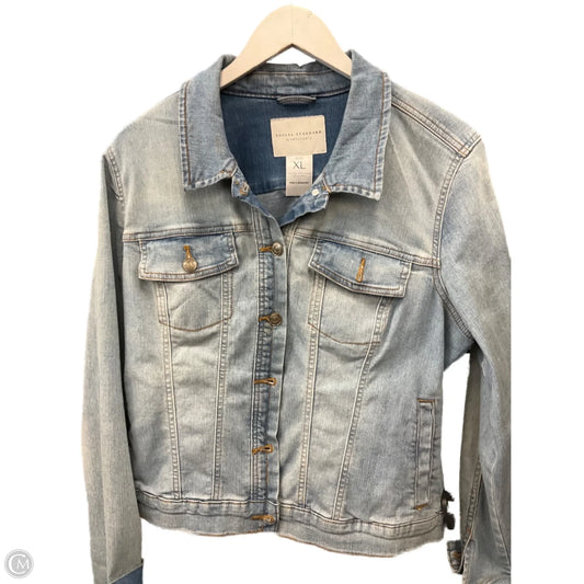 Jacket Denim By Social Standard By Sanctuary In Blue Denim, Size: Xl