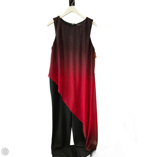 Jumpsuit By Venus In Black & Red, Size: L
