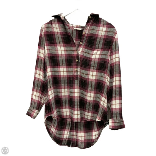 Top Long Sleeve By Beachlunchlounge In Purple, Size: M