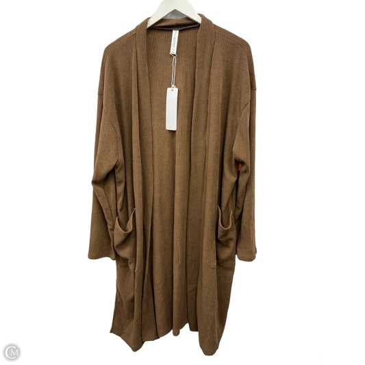 Cardigan By Dear Scarlett In Brown, Size: 2x