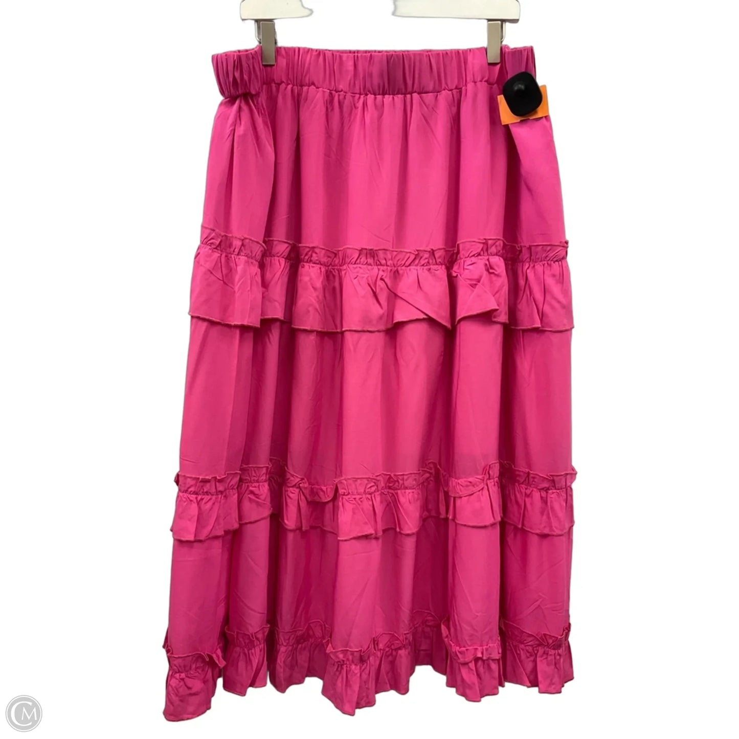 Skirt Maxi By White Birch In Pink, Size: 2x