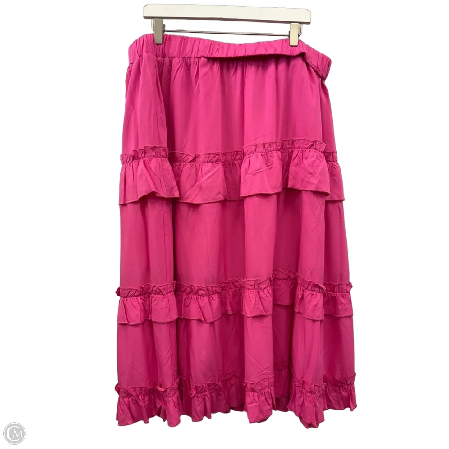 Skirt Maxi By White Birch In Pink, Size: 2x
