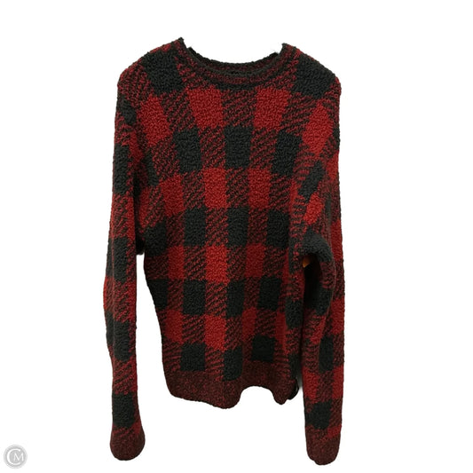 Athletic Fleece By Skims In Black & Red, Size: M