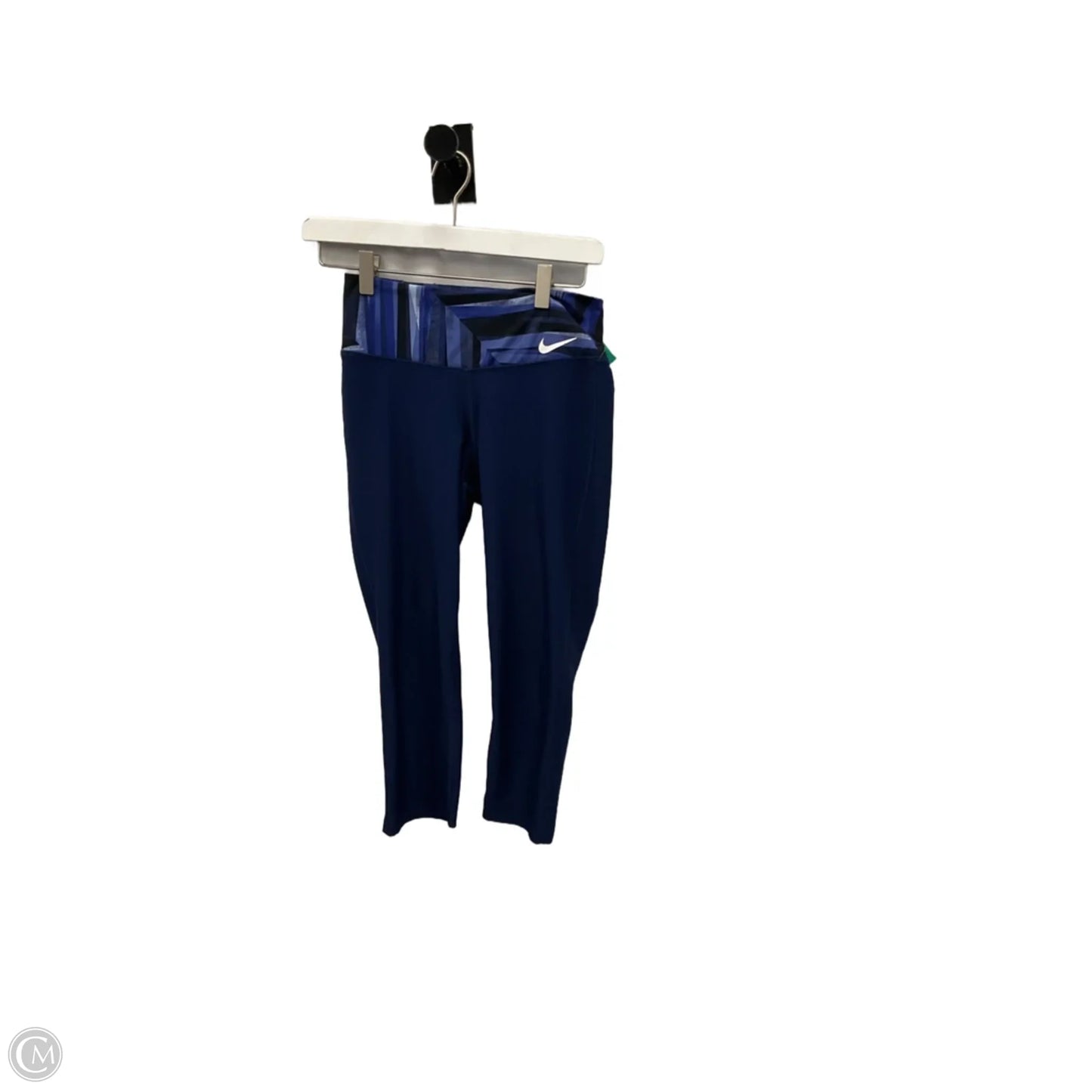 Athletic Capris By Nike In Navy, Size: Xs