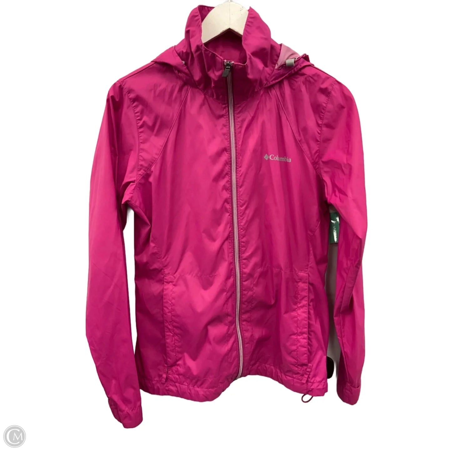 Jacket Windbreaker By Columbia In Pink, Size: M