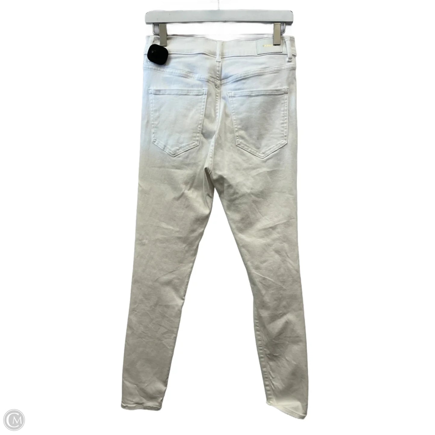 Jeans Skinny By Express In White, Size: 8