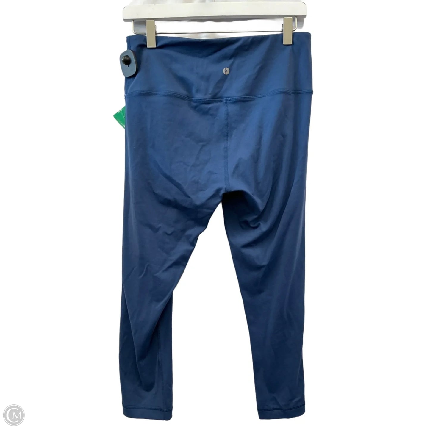 Athletic Capris By 90 Degrees By Reflex In Blue, Size: L