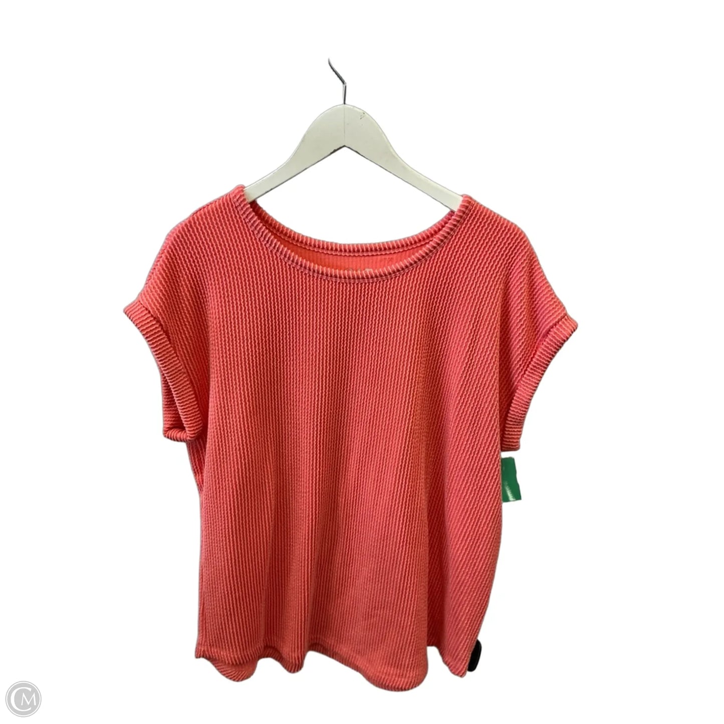 Top Short Sleeve By Maurices In Orange, Size: L