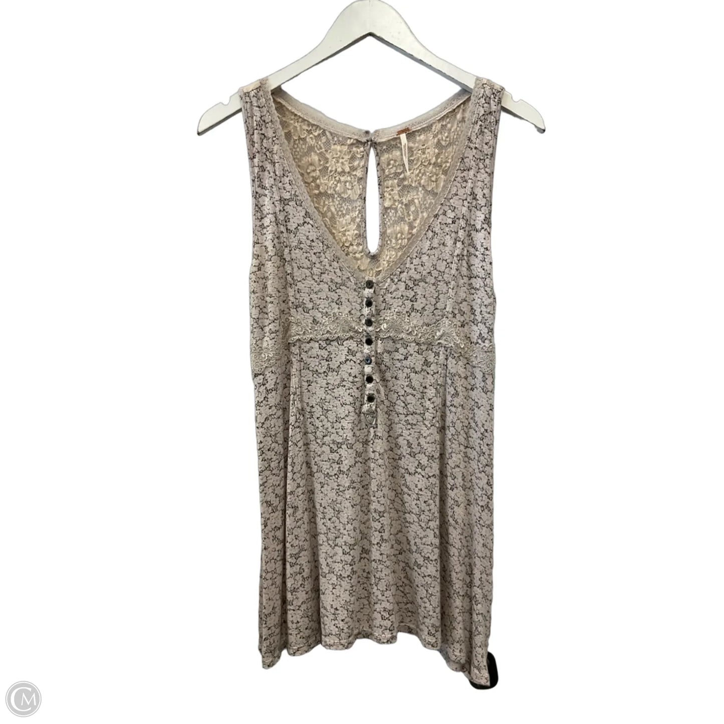 Top Sleeveless By Free People In Pink, Size: L