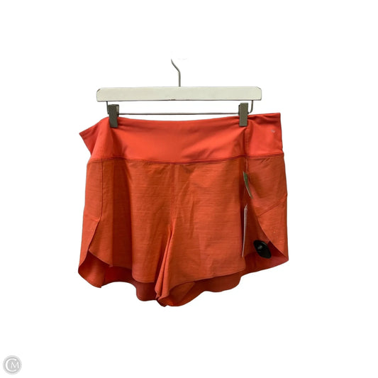 Athletic Shorts By Athleta In Orange, Size: 1x