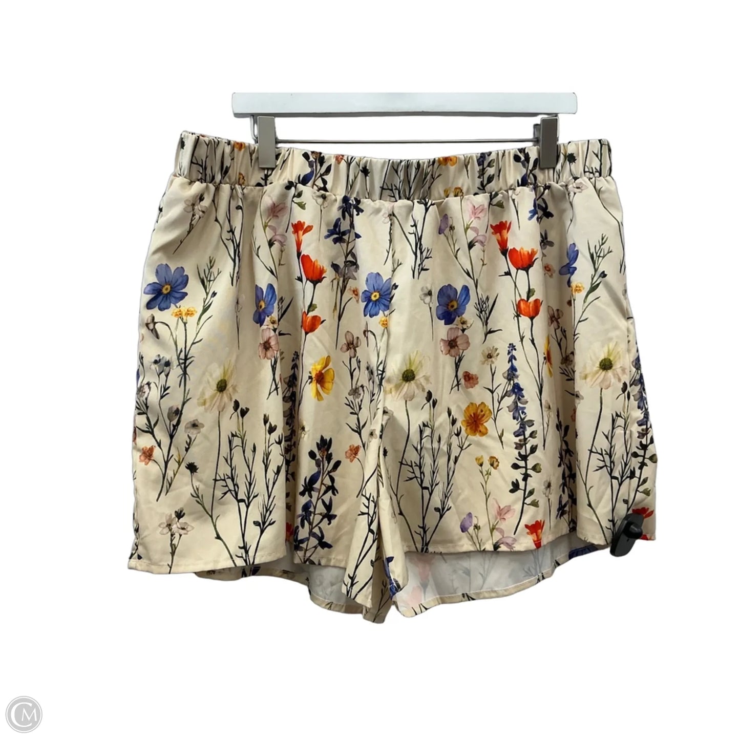 Shorts By Shein In Floral Print, Size: 22