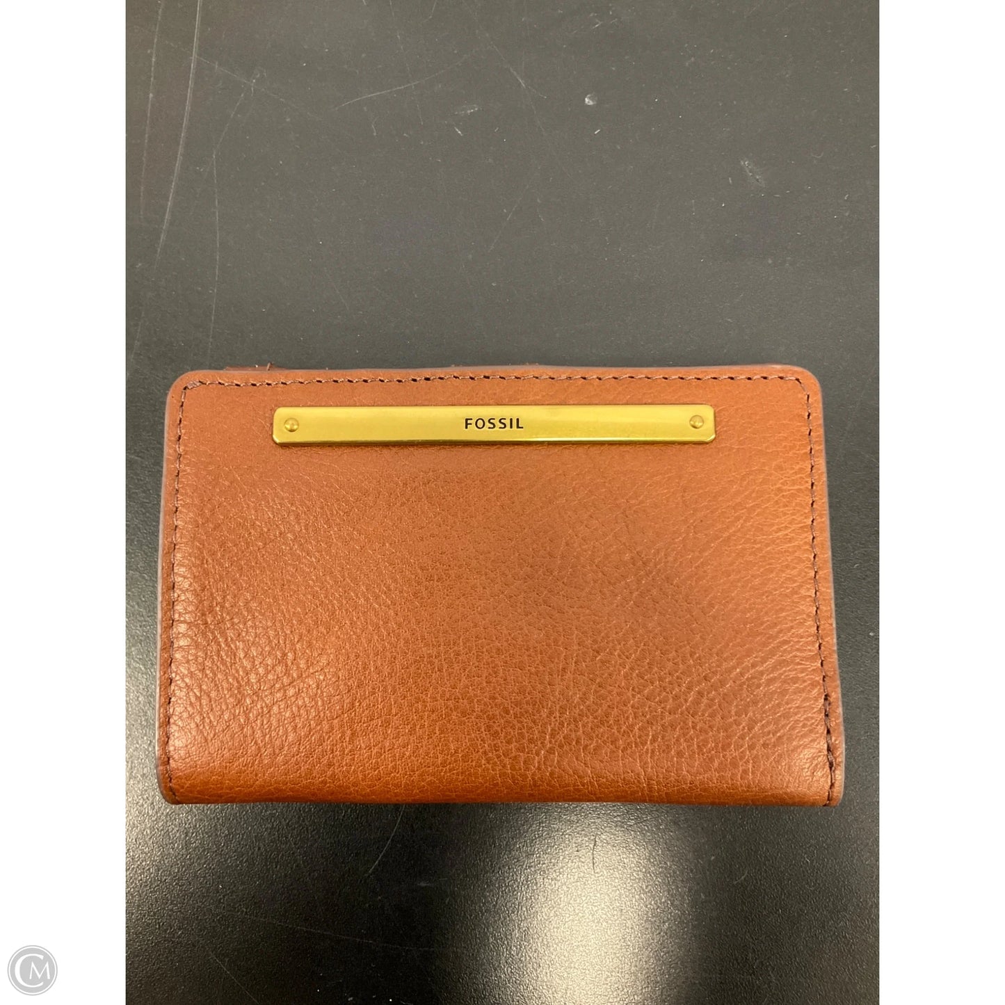 Wallet Leather By Fossil, Size: Small