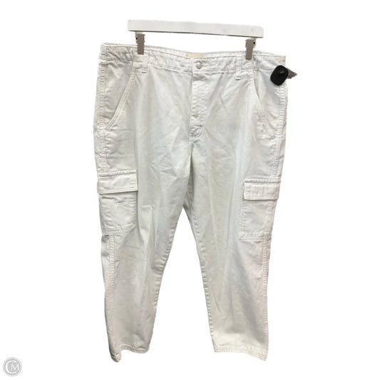 Jeans Boyfriend By Universal Thread In White, Size: 16
