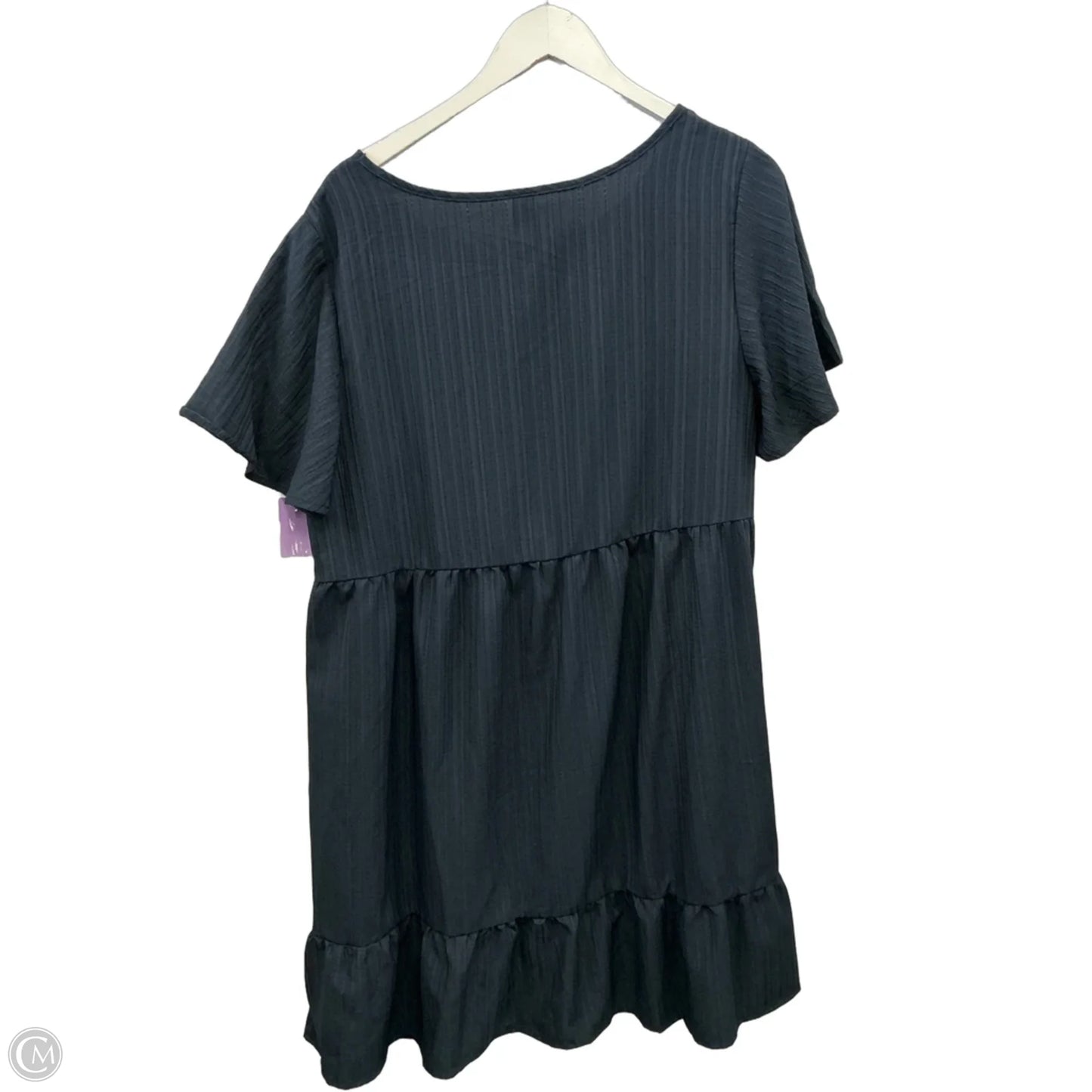 Dress Casual Midi By Emery Rose In Navy, Size: 2x