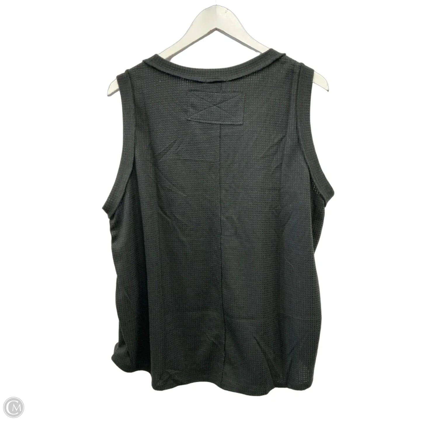 Top Sleeveless By Andree By Unit In Black, Size: 1x