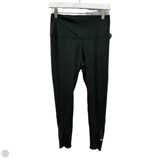 Athletic Leggings By Nike Apparel In Black, Size: M
