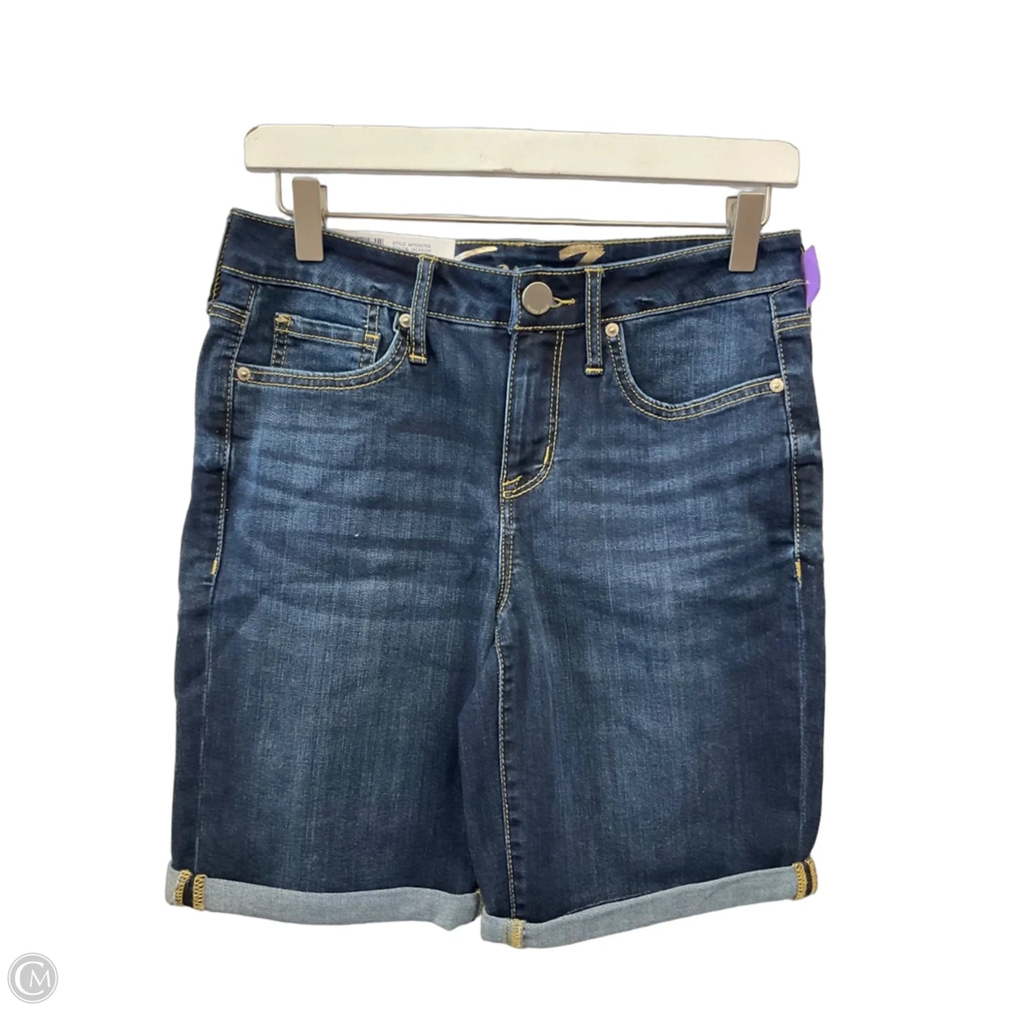 Shorts By Seven 7 In Blue Denim, Size: 4