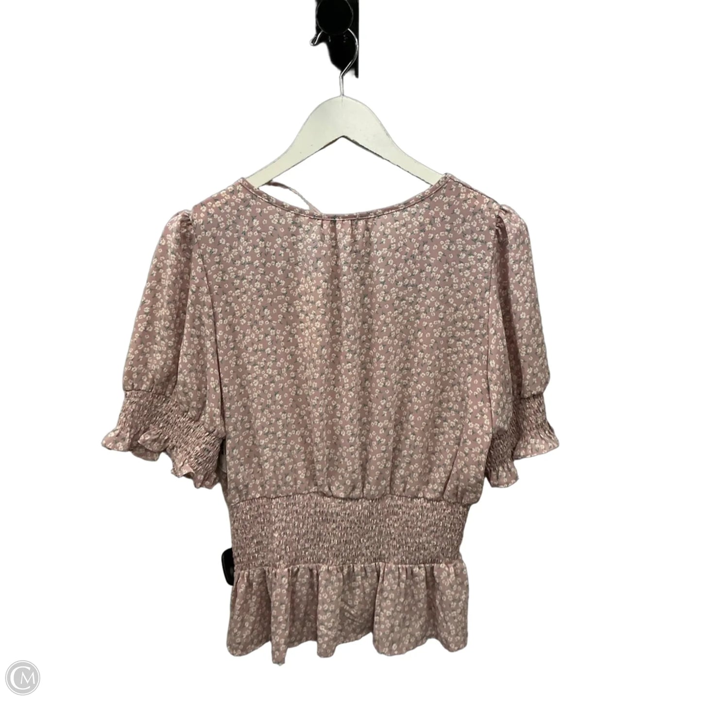 Top Short Sleeve By Sienna Sky In Pink, Size: L