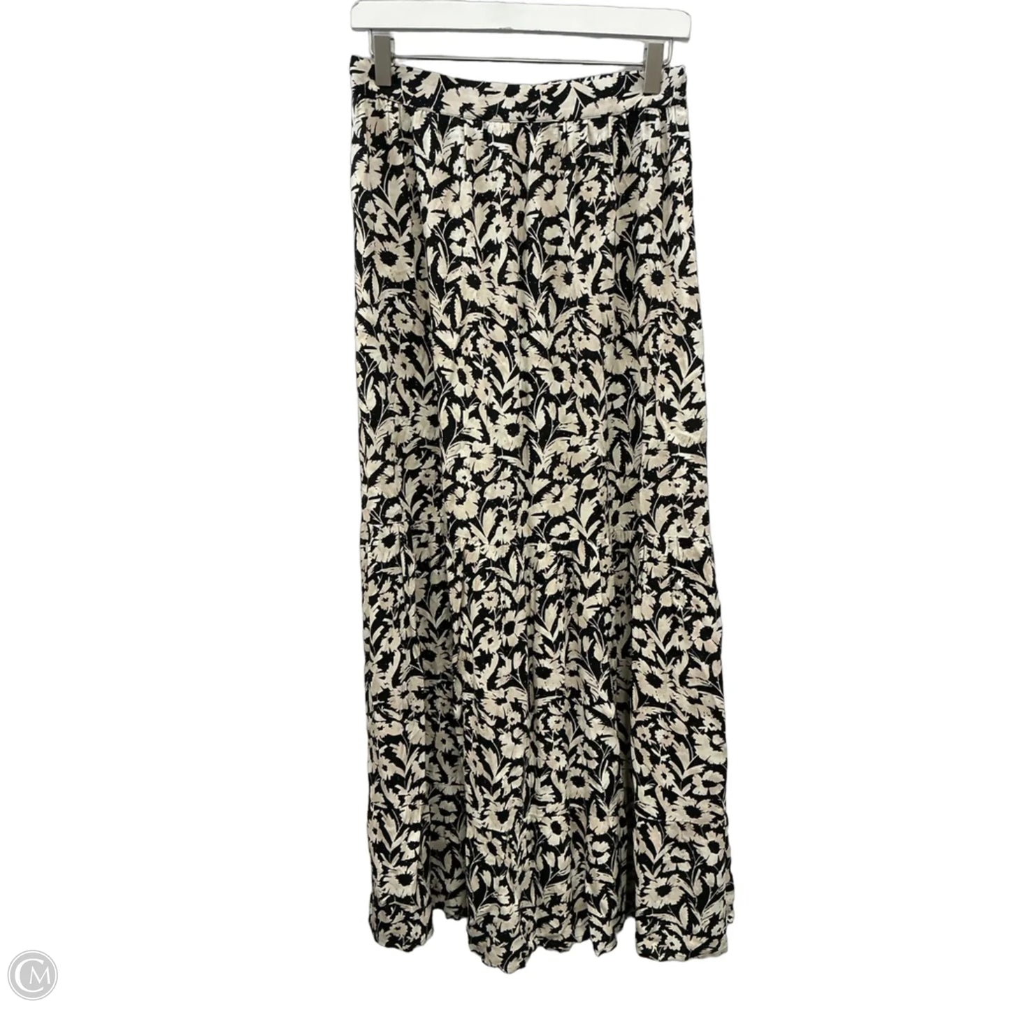 Skirt Maxi By Saltwater Luxe In Black & Cream, Size: M