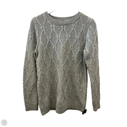 Sweater By Falls Creek In Grey, Size: M