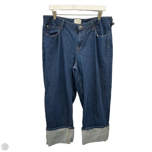 Jeans Designer By Kate Spade In Blue Denim, Size: 12